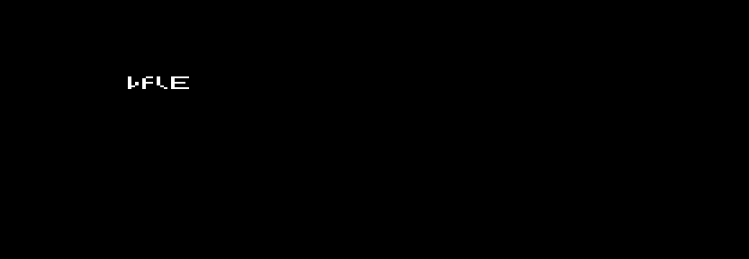 The enlarged WAVE letters overlap because their origins move only eight pixels.