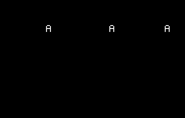 MARIA displays an extra A between the two intended objects after a corrupted list terminator.