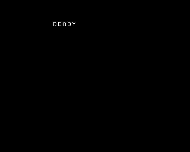 The corrected READY label begins at x89 within the panel.