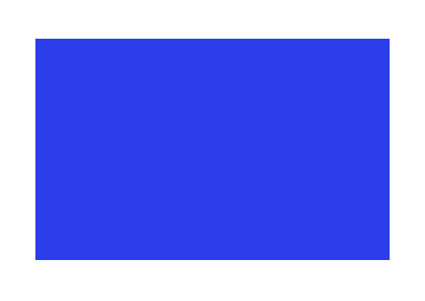 The C64's screen surrounded by a solid white border.