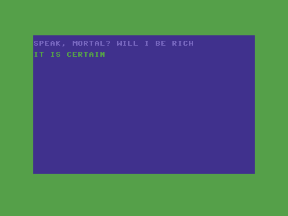 Oracle screenshot
