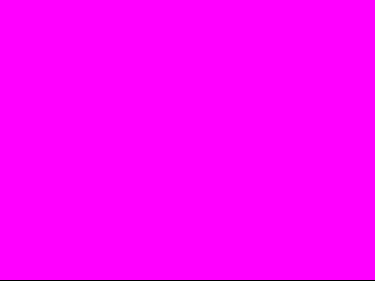 The Amiga screen filled with solid magenta.