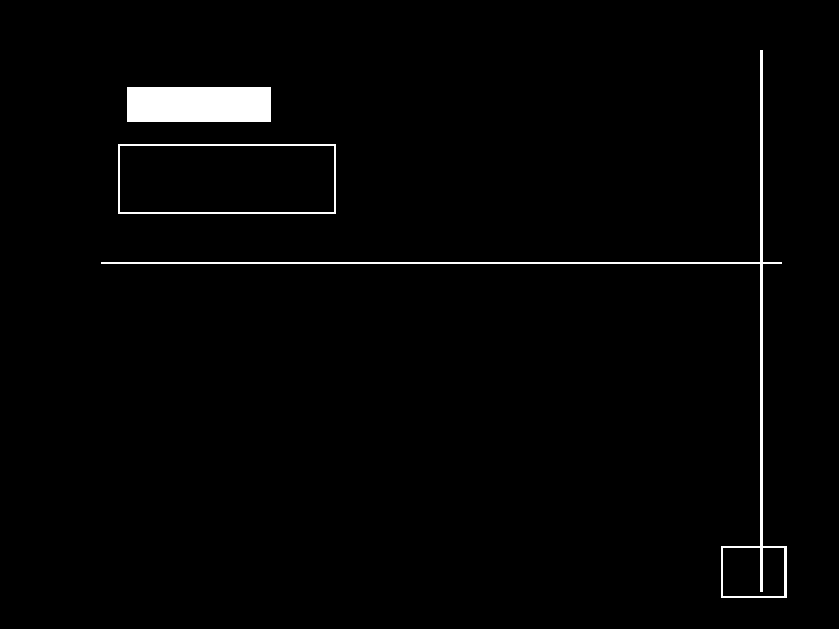 Native Amiga A500 Single Plane output showing filled and outlined rectangles, horizontal spans and a vertical edge