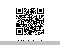 Actual Spectrum output: a QR code linking to this event page above SCAN THIS CODE