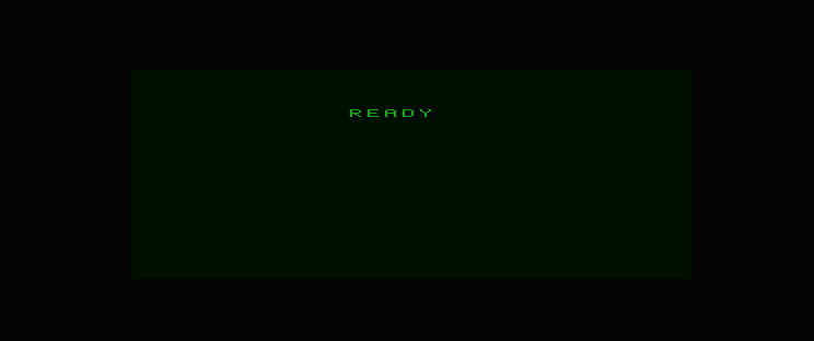 The diagnostic READY label is shifted right because its measured width is too small.