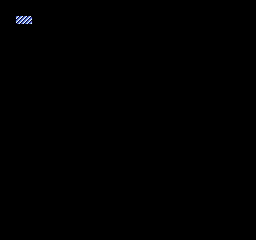 Native NES CHR-RAM output with two cells showing the same replacement picture