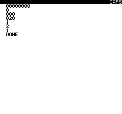 Native diagnostic: rejected requests return 0, followed by the accepted three-by-two and one-cell regions. The later 1 flags mark successful calls.