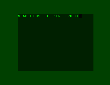 Native Acorn Atom output showing turn 02 after an untimed action and a later automatic deadline expiry.