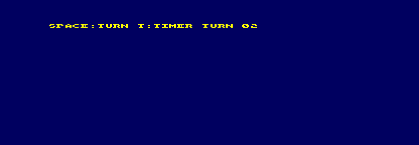 Native Amstrad CPC output showing turn 02 after an untimed action and a later automatic deadline expiry.