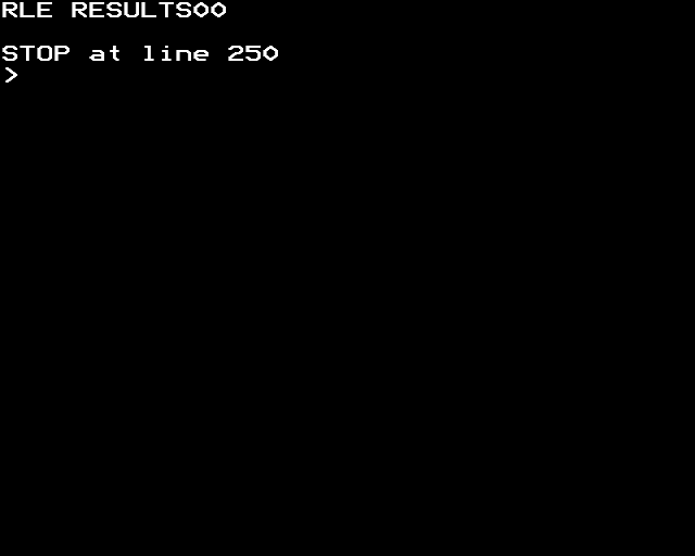 BBC Micro BASIC shows two failed checks from the deliberate caller mistake.