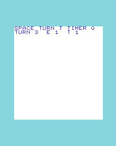 Native VIC-20 BASIC caller showing TURN 3, E 1 and T 1: one automatic expiry and timing enabled.