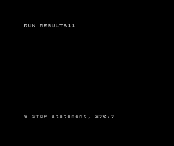Spectrum BASIC shows both retained behaviour checks passing.