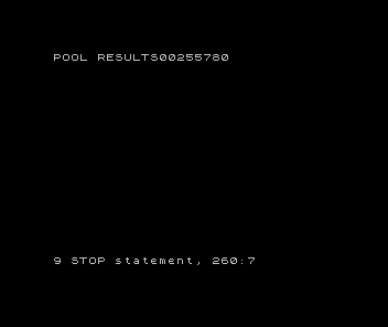 Spectrum BASIC shows zero release and reacquire results after the wrong slot request.