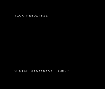 Spectrum BASIC shows both retained behaviour checks passing.