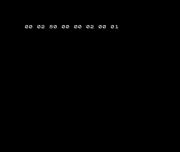 Spectrum shows the deliberate fault row 00 02 80 00 00 02 00 01.
