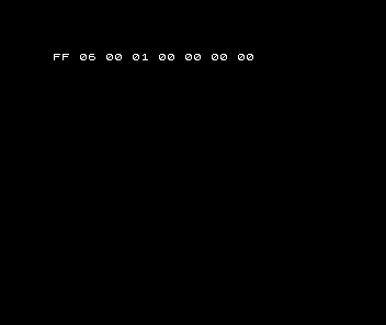 Spectrum shows the deliberate fault result FF 06 00 01 00 00 00 00.