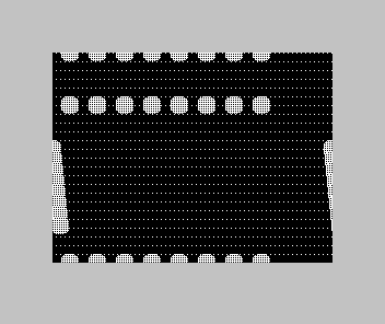 Original spectrum sprite gallery with prepared pixel phases on a sparse background grid, including cropped screen edges