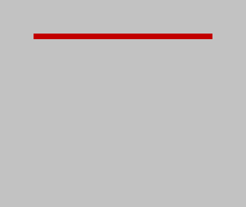 A solid red bar running the full width of the screen, near the top.