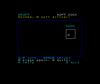 Drift running on a ZX Spectrum
