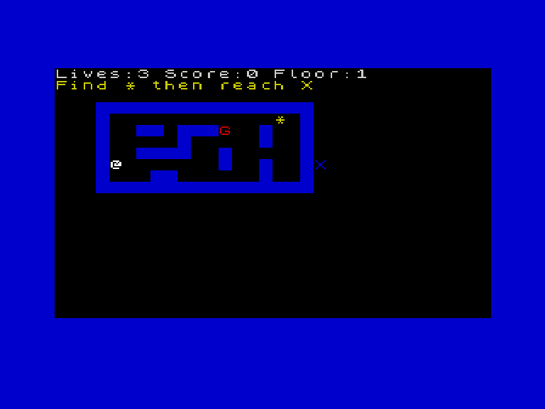 Night Patrol gameplay — guard with sightline on floor 1