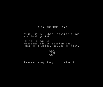 Sonar screenshot