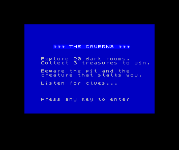 The Caverns screenshot