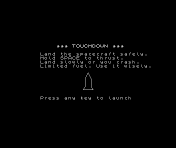 Touchdown screenshot
