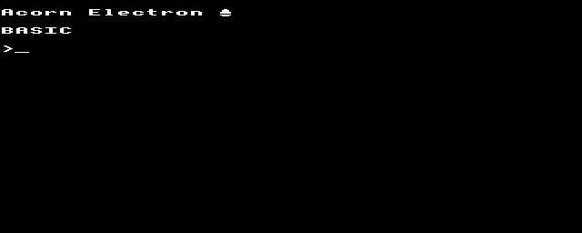 Electron: The Electron switched on, running its own firmware in our emulator.