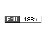 Game Boy: A test cartridge we wrote, running on the Game Boy.